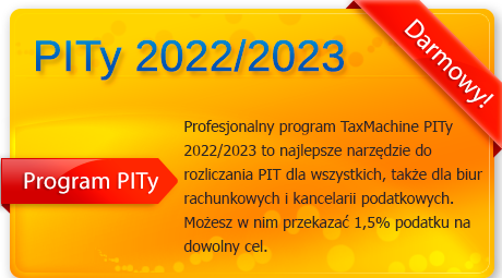 Program PITy TaxMachine 2016/2017 - kliknij aby pobra